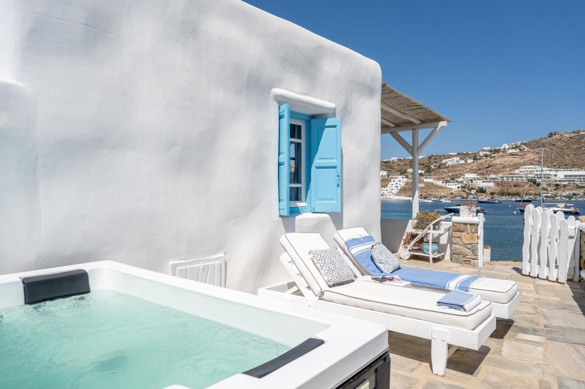Luxury Sea House By Blue Waters Mykonos Villa Ornos  Exterior foto
