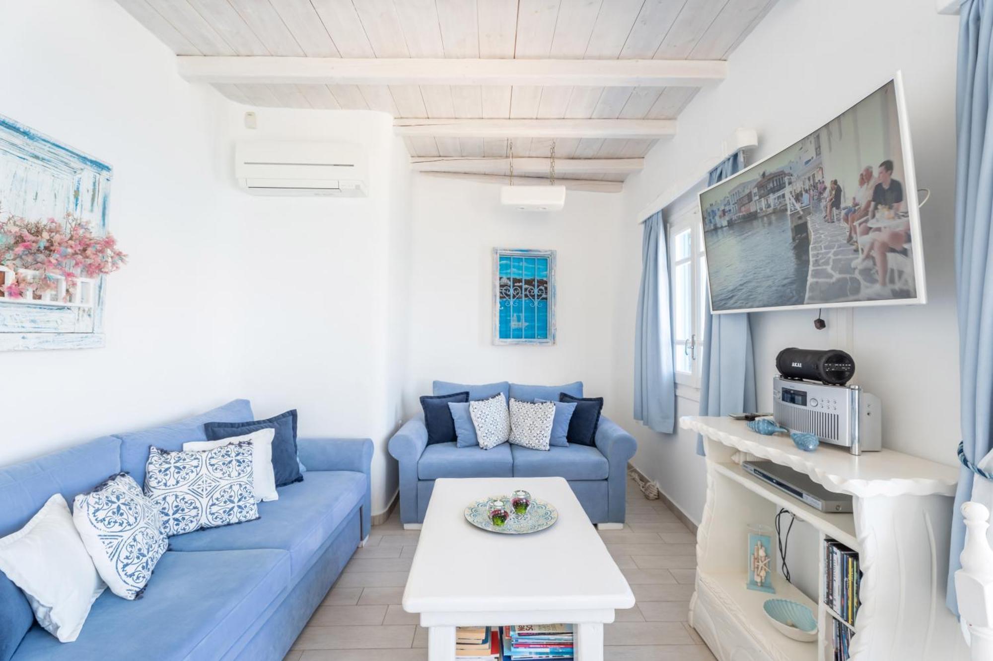Luxury Sea House By Blue Waters Mykonos Villa Ornos  Exterior foto