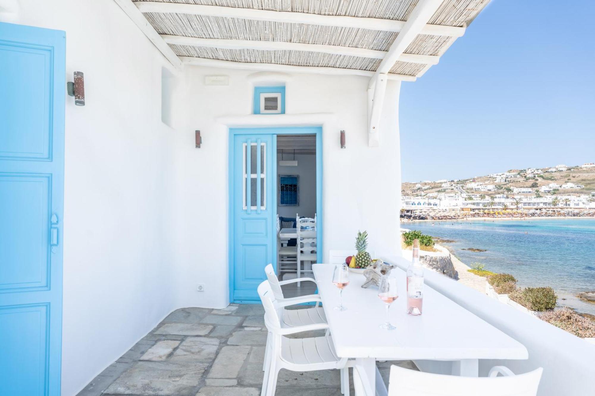 Luxury Sea House By Blue Waters Mykonos Villa Ornos  Exterior foto