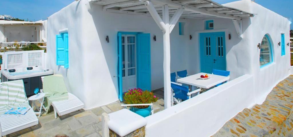 Luxury Sea House By Blue Waters Mykonos Villa Ornos  Exterior foto
