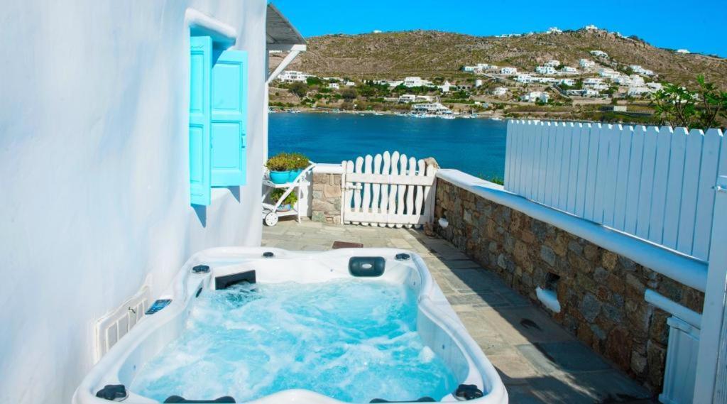 Luxury Sea House By Blue Waters Mykonos Villa Ornos  Exterior foto